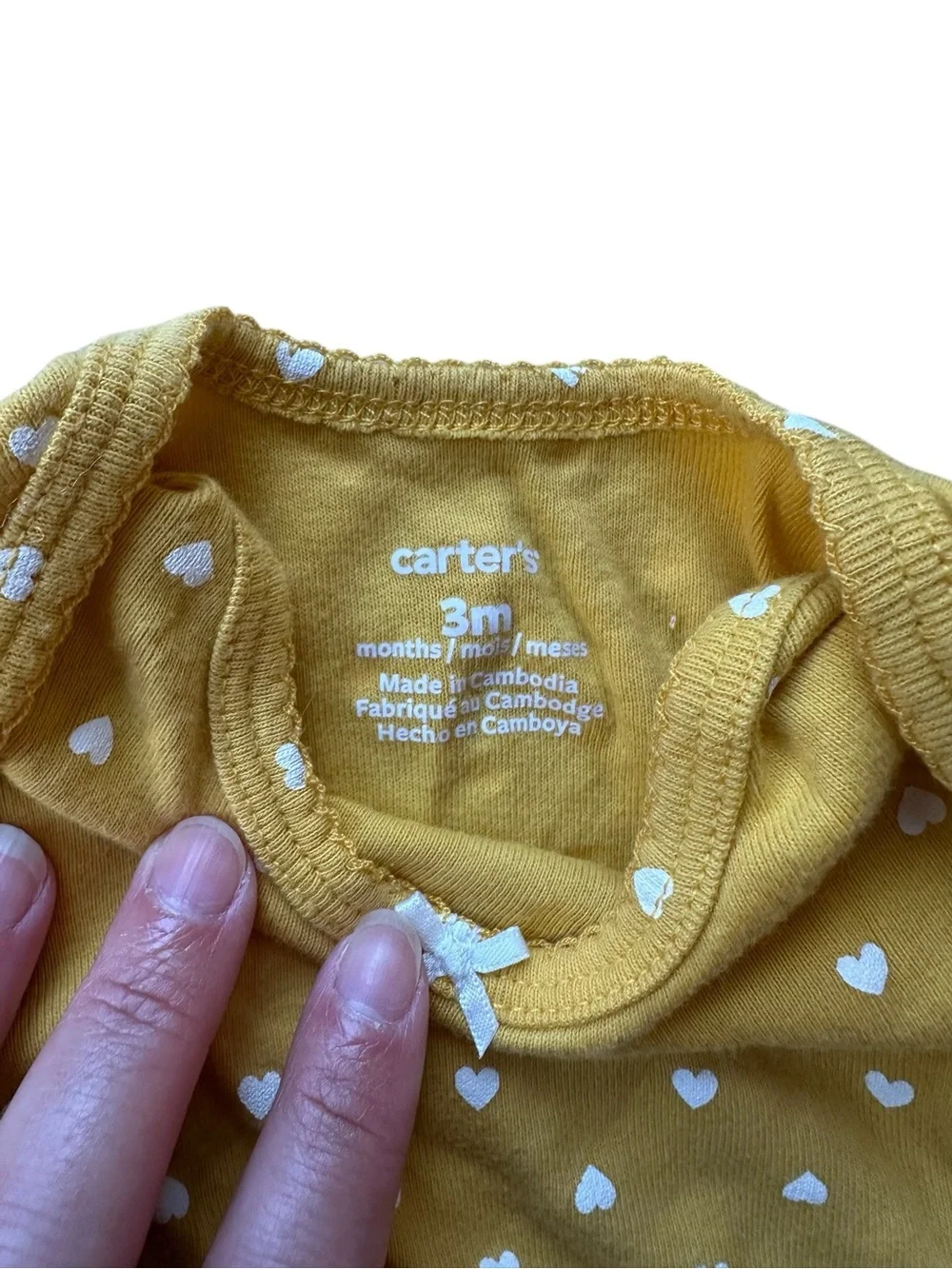 Carter’s short sleeve onesie bodysuit lot Size 0-3 months (3m)